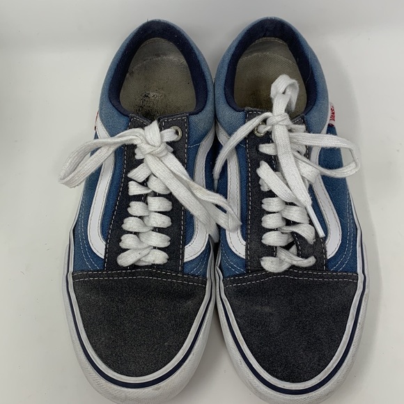 Vans Old Skool Navy & White Shoes Men’s Size 7 - Picture 4 of 10